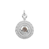 Mia Sterling Silver Rainbow Moonstone Pendant