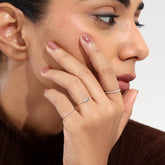 Cora Sterling Silver Three Rings Set