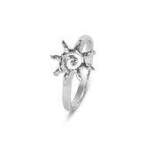 Luna Sterling Silver Elegant Ring
