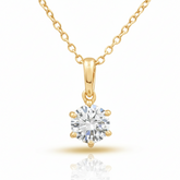 Ava Silver Zirconia Necklace
