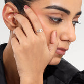 Anna Sterling Silver Elegant Ring