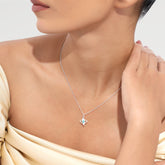 Zoe Sterling Silver Eye Necklace