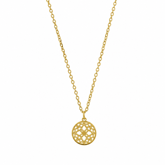 Mia Silver Floral Necklace