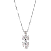 Nyra Silver Zirconia Necklace
