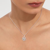 Anna Sterling Silver turquoise Vishuddha Chakra Pendant