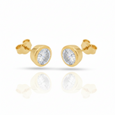 Dina Silver Diamond Earrings
