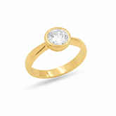 Anne Silver Diamond Adjustable Ring