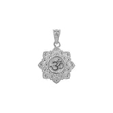 Lily Sterling Silver OM Pendant