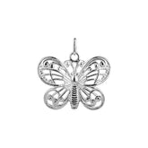 Ava Sterling Silver Butterfly Pendant