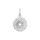 Ava Sterling Silver Floral Pendant