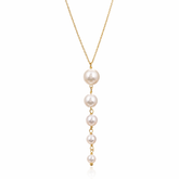 Oyra Silver Pearl Necklace