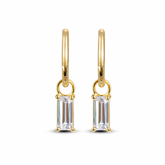Luni Silver Zirconia Earrings