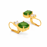 Sara Silver Quartz Earrings