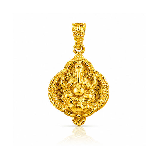 Evan Silver Ganesh Pendant