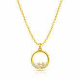 Jia Silver Zirconia Necklace