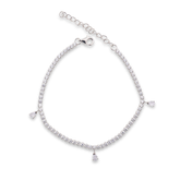 Kate Sterling Silver Lab Grown Diamond Bracelet