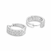 Lina Sterling Silver Elegant Huggies Earrings