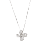 Luis Sterling Silver Flower Slider Necklace