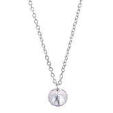Sia Sterling Silver White Cubic Zirconia Necklace
