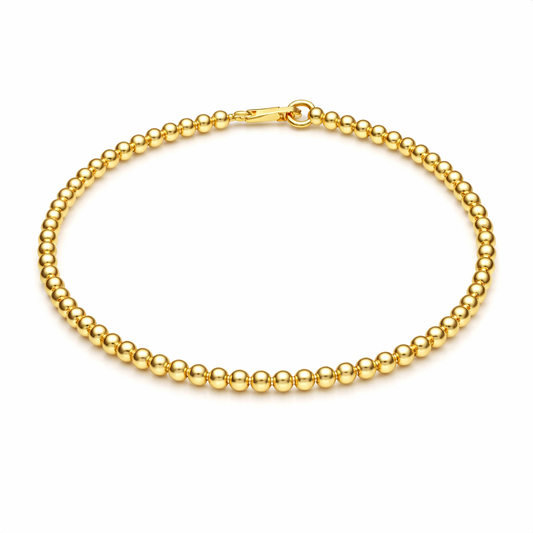 Ruby Silver Bangle
