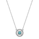 Lily Sterling Silver Elegant Turquoise Necklace