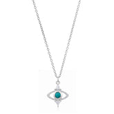 Zoe Sterling Silver Eye Necklace