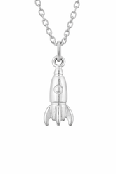 Ava Sterling Silver Rocket Necklace