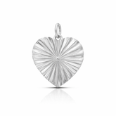 Isha Sterling Silver Heart Pendant