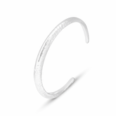 Anna Sterling Silver Texture Cuff Bracelets