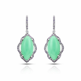 Zova Silver Chalcedony Earrings