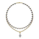 Zoya Sterling Silver Synthetic Pearl Necklace