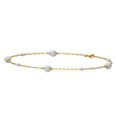 Jiya Sterling Silver Synthetic Pearl Bracelets