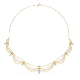 Lily Sterling Silver Synthetic Pearl Necklace