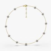 Lily Sterling Silver Synthetic Pearl Necklace