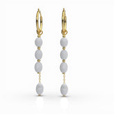 Lily Sterling Silver Synthetic Pearl Earrings