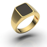 Ruby Sterling Silver Gold Plated Enamel Ring