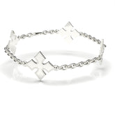 Lucy Sterling Silver Elegant Bangle Bracelet