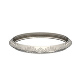 Ruby Sterling Silver Elegant Bangle