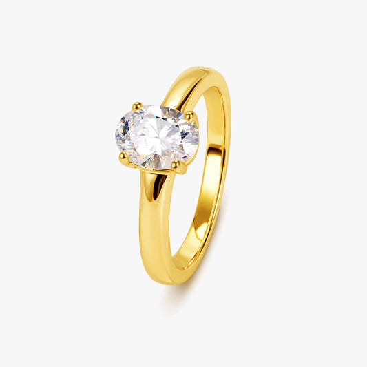 Rue Silver Diamond Adjustable Ring