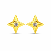 Eda Silver Star Earrings