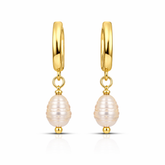 Zeni Silver Pearl Earring