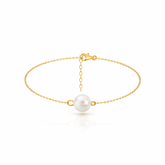 Enna Silver Pearl Anklet