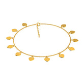Vira Silver Heart Anklet