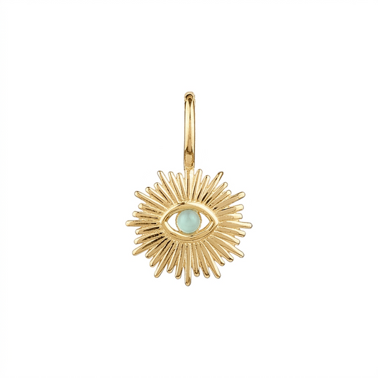 Lucy Silver Amazonite Pendant