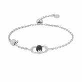 Alina Sterling Silver Single Collet Bracelets