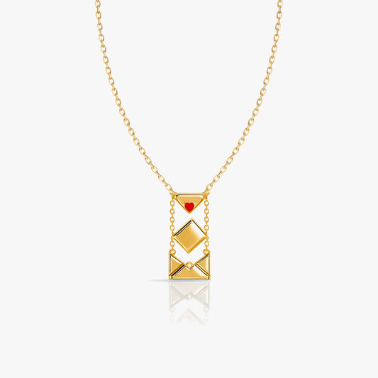 Kyra Silver Heart Necklace