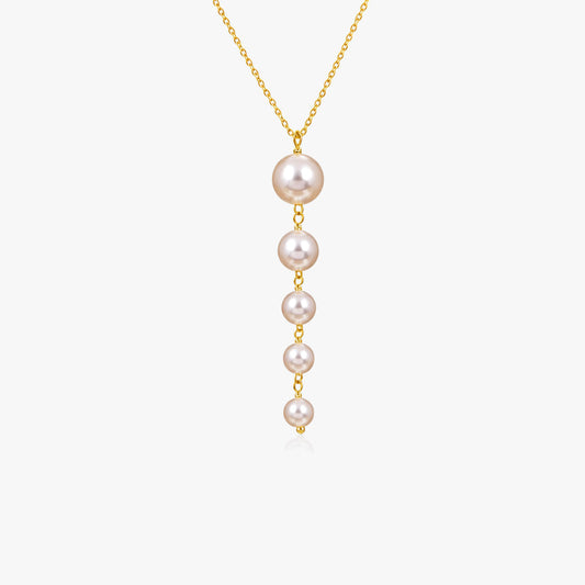Oyra Silver Pearl Necklace