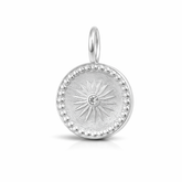 Kim Silver Crystal Pendant