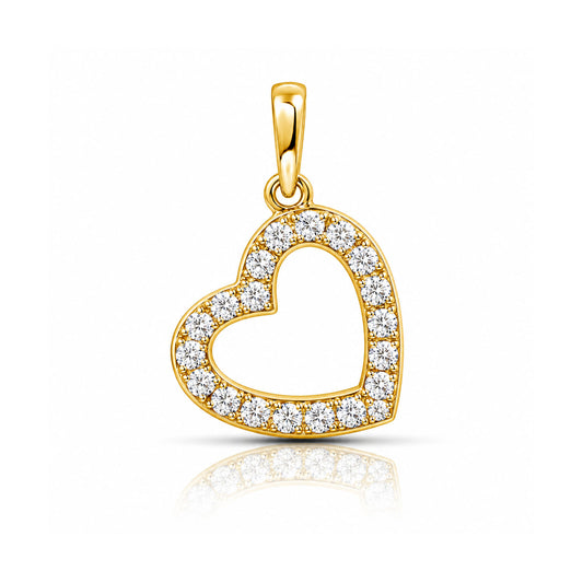 Dena Silver Diamond Pendant
