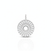 Riya Sterling Silver Embossed Pendant